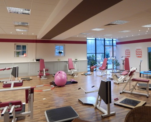 Foto des Trainingsraumes im Fitness-Studio Ladyfit Edling