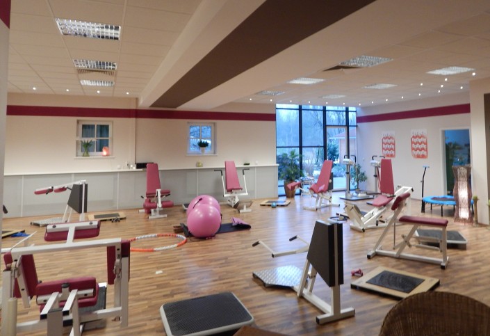 Foto des Trainingsraumes im Fitness-Studio Ladyfit Edling